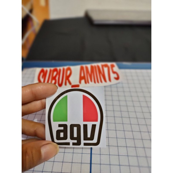 Stiker AGV HELM