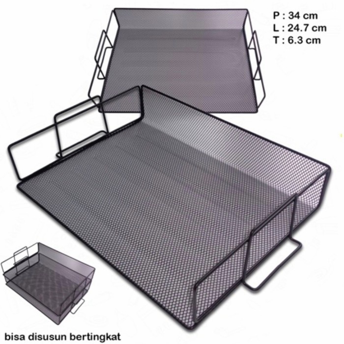 

Terlaris Dokumen Tray 1 Tingkat/ Document Tray/ Tempat Dokumen/ Tempat File