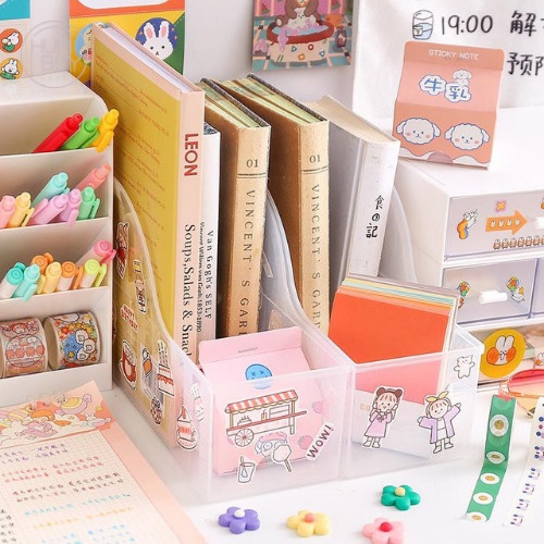 

Terlaris Clear File Holder And Folder Organizer + Free Sticker (Random)