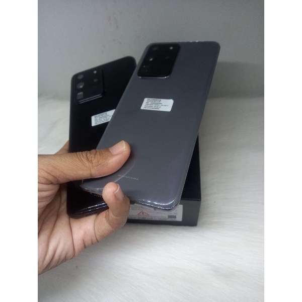 Samsung s20 ultra lengkap SECOND FULLSET hp handphone seken bekas ram 12 128gb siap pakai
