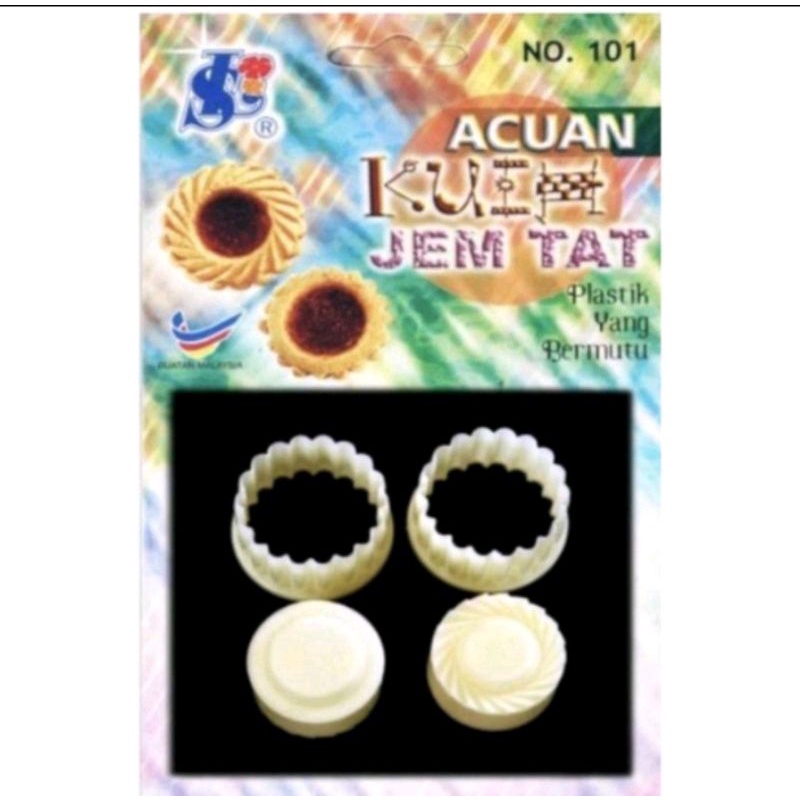 acuan kuih jem tat 101 / cetakan kue biscuit nastar 101 / sin lian 101 / SLBM