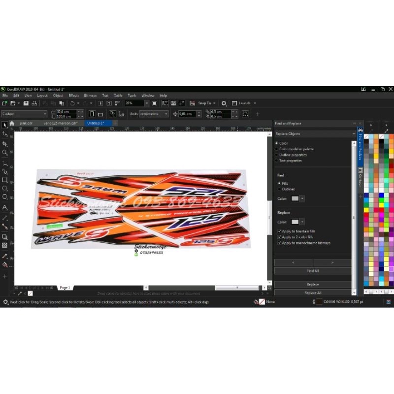 STRIPING WAVE 125
