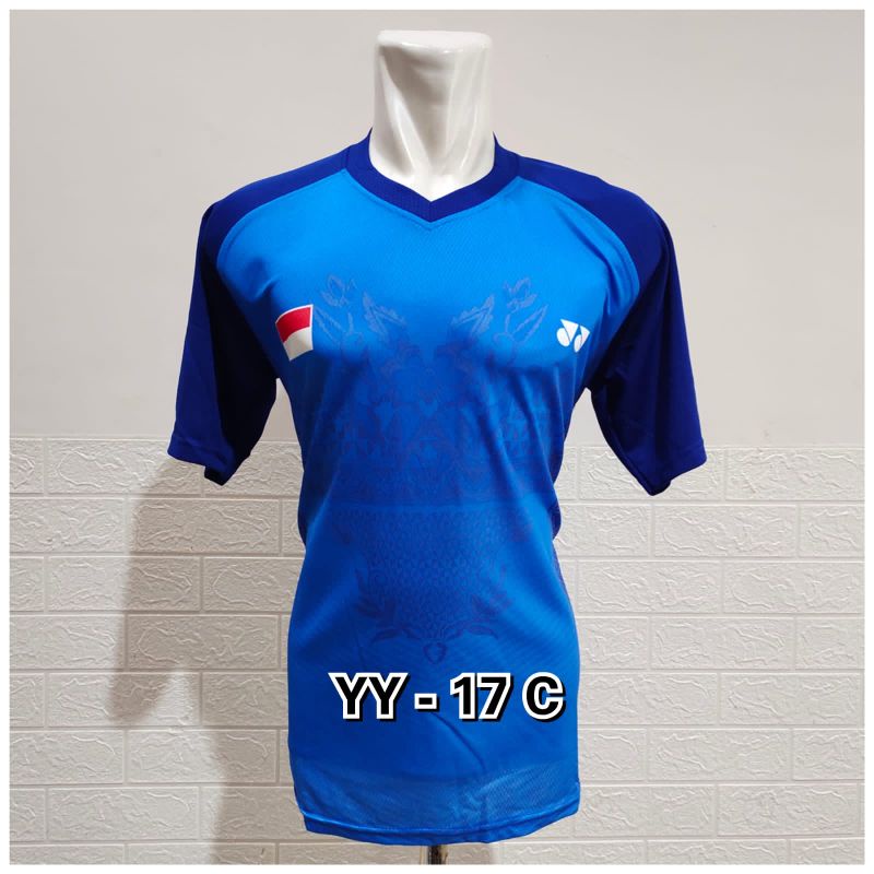 Baju bulu tangkis Jersey badminton Indonesia yon ex terbaru