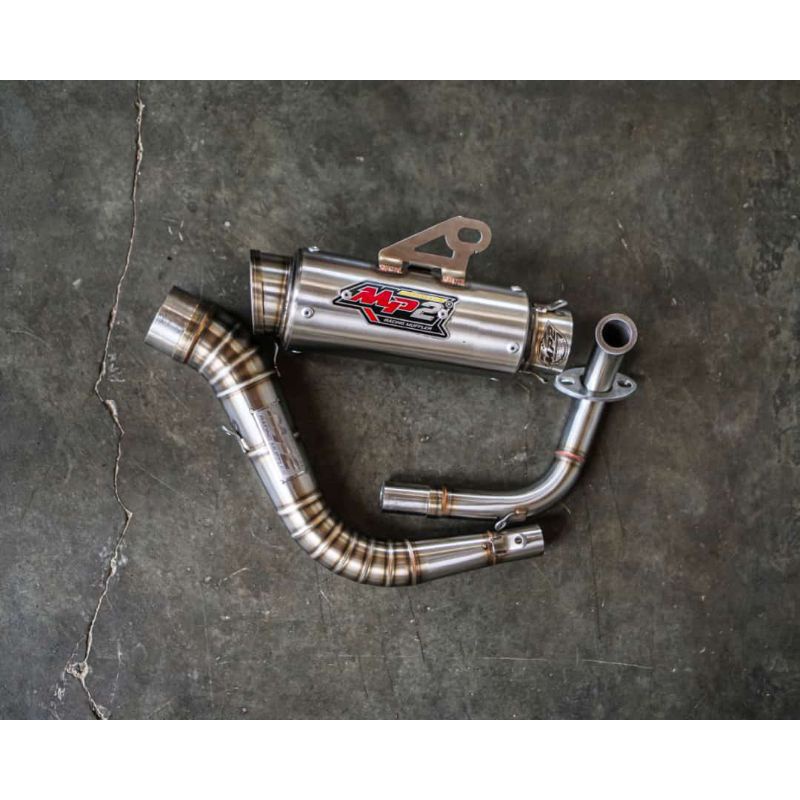 Knalpot racing Scoopy new, beat new tipe sr-2 original mp2 muffler