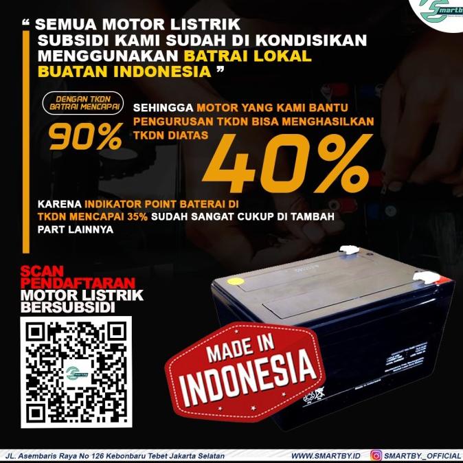 HARGA SUBSIDI Sepeda Motor Listrik Goda Golden New Lion 200 800WATT mer07