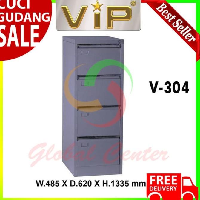 

Filing Cabinet Besi 4 Laci VIP V 304 Perlengkapan Kantor pen03