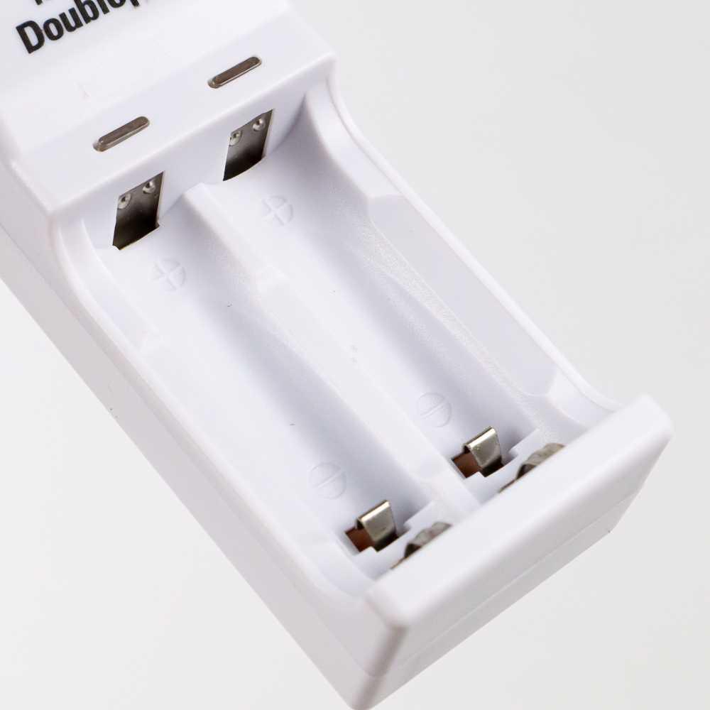 DOUBLEPOW Charger Baterai 2 Slots for AA/AAA DP-U21 Charger Baterai Tamiya Type C Baterai Aa Baterai Aaa Taffware Fast Charging Charger Baterai Charger Fast Charging Charger Baterai Aa Aa Aaa Charger Batre Batrai Aa Charger Batre Aa Batre Abc Baterai Awt