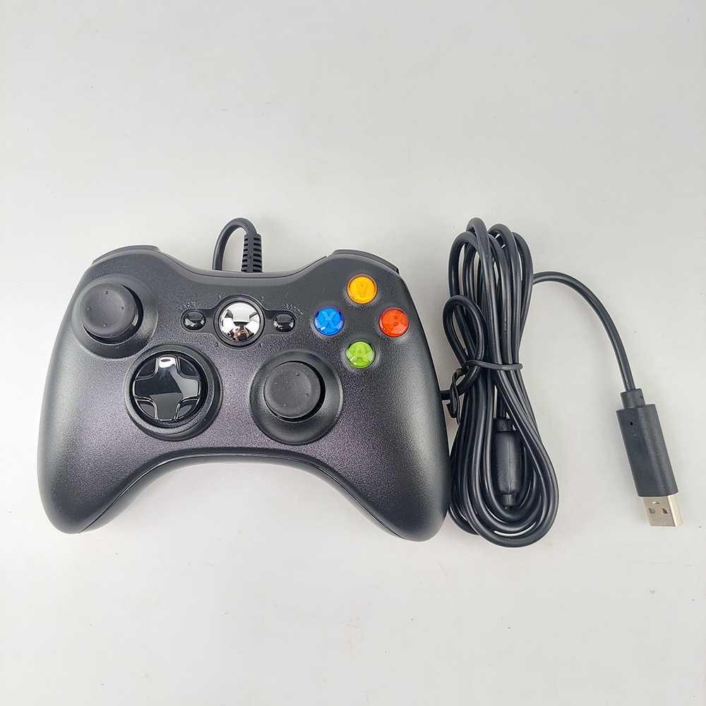 Wired Gamepad USB Joystick Stik Kontroler Kabel XBox 360 X01