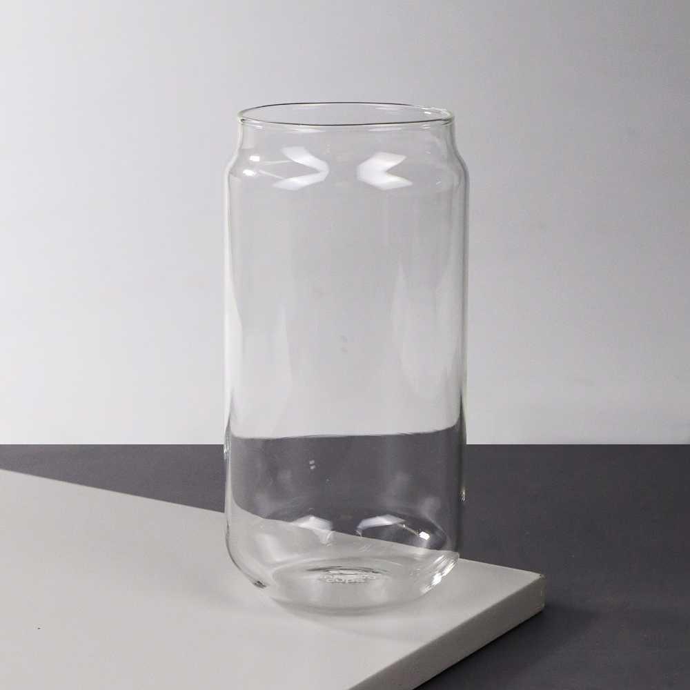 One Two Cups Gelas Minuman Kaleng Can Shape Borosilicate Glass 550ml XX186