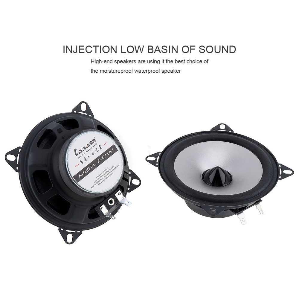 LaBo Speaker Subwoofer Mobil HiFi 4 Inch 60W 2 PCS B-PS1401D Mobil Pintu Subwoofer Karet Pintu Mobil Bass Subwoofer Mobil Speaker Mobil Karpet Mobil Avanza Speaker Subwoofer Tweeter Mobil Speaker Pintu Mobil Legacy Speaker Aktif Mobil Speker Mobil Subwofe