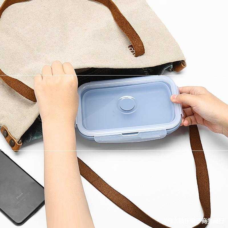 Kotak Makan Foldable Healthy Bento Lunch Box Eco Friendly 550ml CB55 ACEBON Tempat Makan Kotak Makan Kotak Bekal Tupperware Tempat Makan Lunch Box Set Tempat Bekal Tas Bekal Makanan Tempat Makan Anak Lunch Box Stainless Box Bento Kotak Makan Anak Kotak Ma