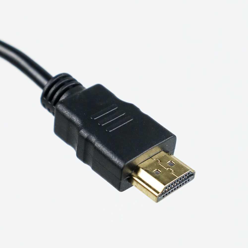 Taffware Kabel Adapter HDMI ke VGA Female Dengan Port Audio - HD008