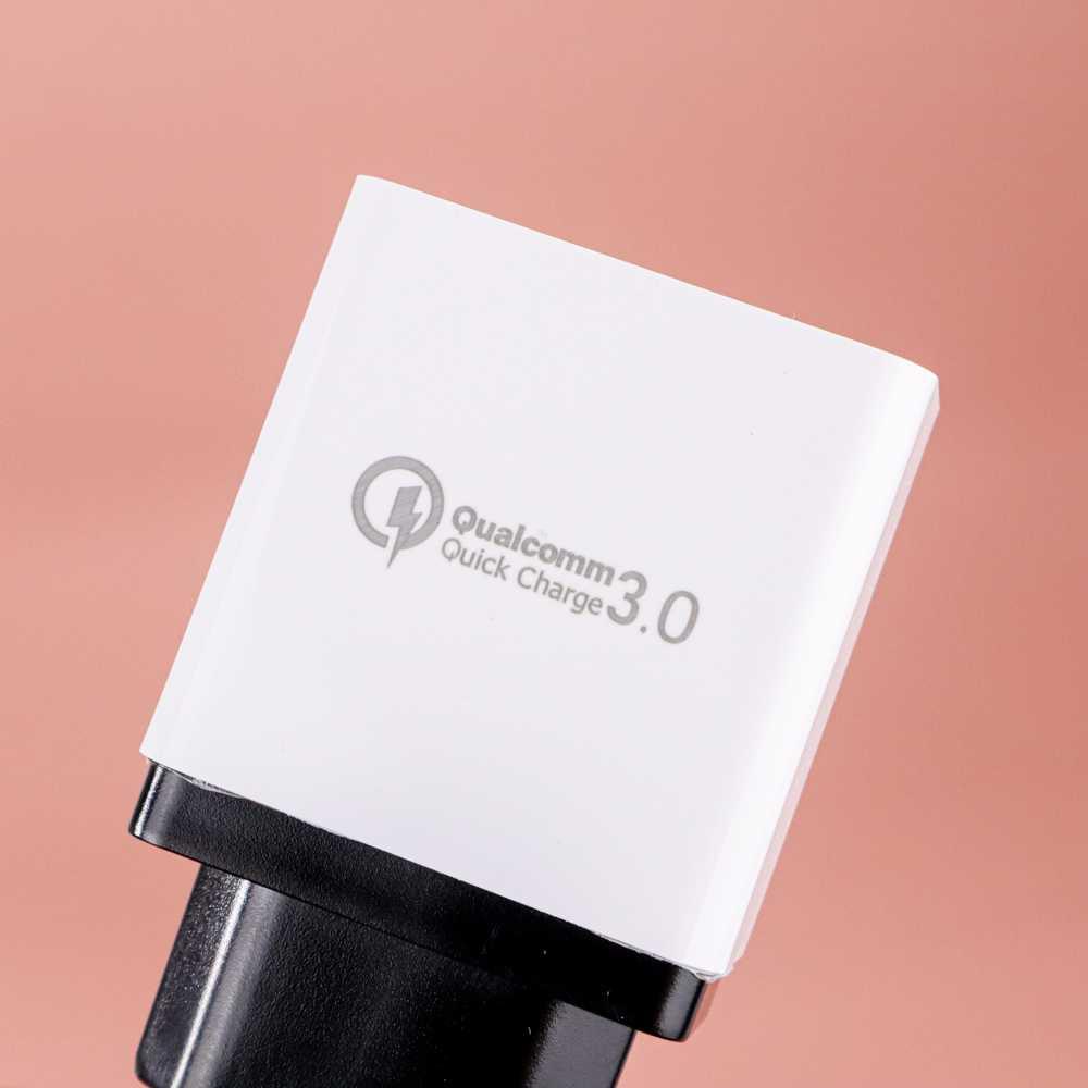 Taffware Charger USB 3 Port Qualcomm QC 3.0 EU Plug - AR-QC-03