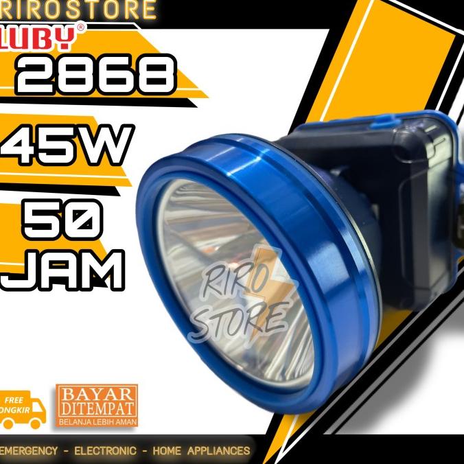 Best Seller Senter Kepala Luby 45 Watt / Luby 2868 / L2868 / L-2868 Pengiriman Cepat