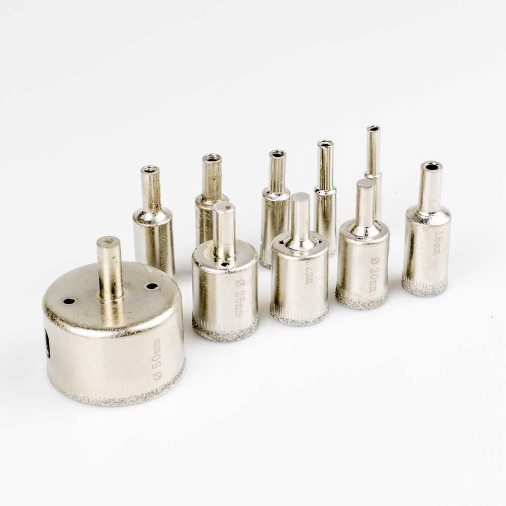 Taffware Mata Bor Diamond Coated Hole Drill Bit 8mm-50mm 10PCS GJ0106