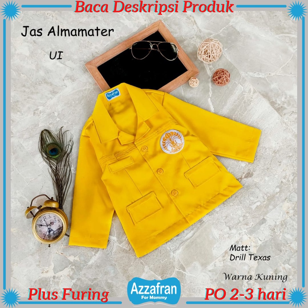 Carnaval Series | Jas Almamater IPB UB UI UNDIP UGM PLUS Furing | Baju Karnaval | Azzafran for Mommy