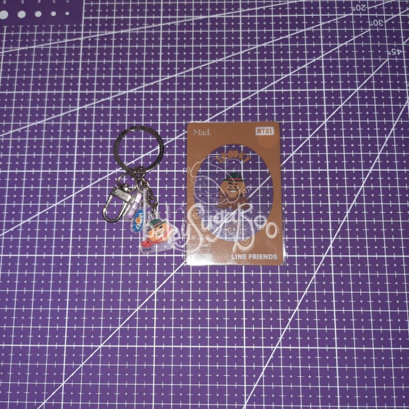 Keychain + PC Shooky BT21 x Mad for Makeup