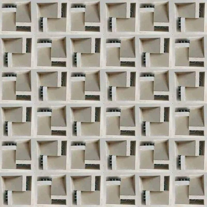 Roster Beton Minimalis,Loster Beton Minimalis,Motif Cangkul