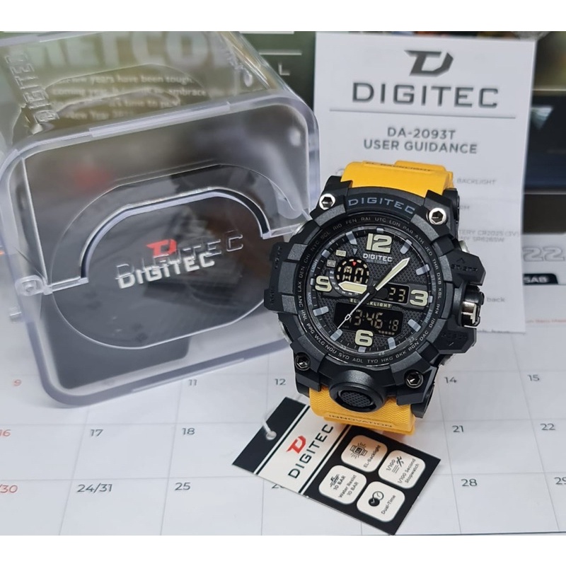 jam tangan Digitec DA-2093 Analog Digital