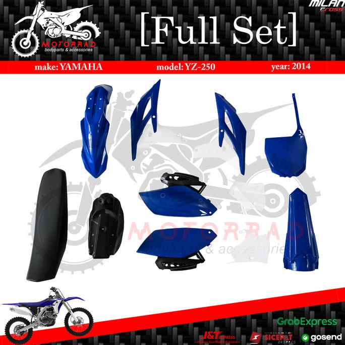 Body Full Set Komplit Yamaha Yz 250 Tahun 2012-14