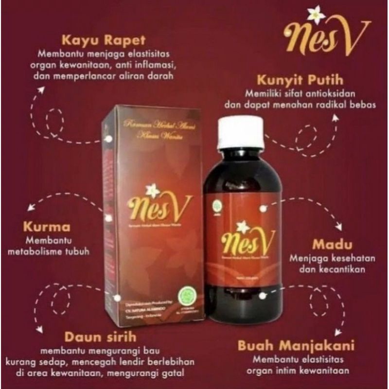 NES V Original HWI Obat Keputihan | NES-V Perawatan Miss V 100% ORIGINAL