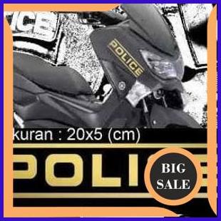 Stiker Cutting Sticker Motor NMAX POLICE per PCS suku cadang 29M4R23