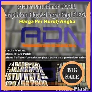 

Sticker Huruf Plat Nomor Mobil Scotlight Stiker Mantul Cahaya BY.ADN sparepart 29M4R23