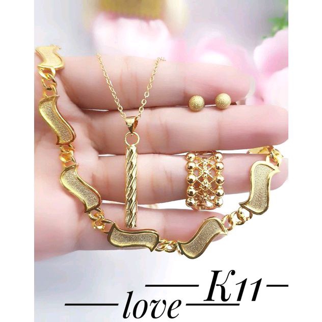 set Perhiasan lapis emas 24k950