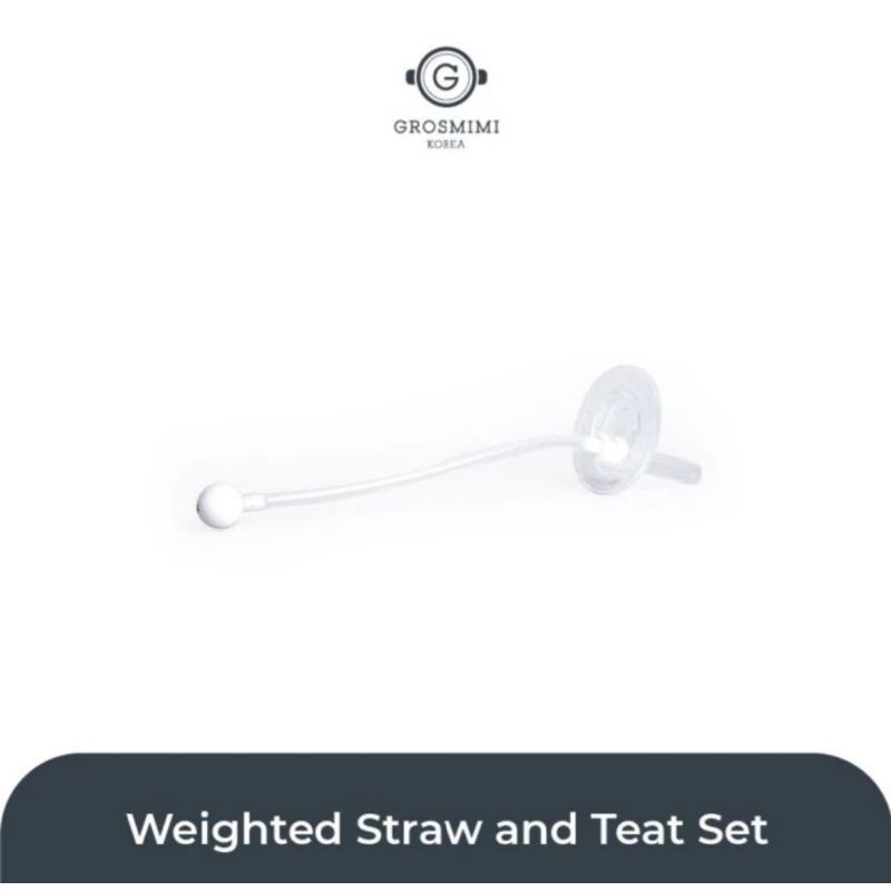 GROSMIMI Weighted Straw &amp; Teat Set