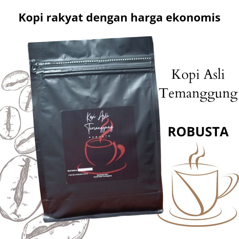 

kopi bubuk asli kopi Robusta Temanggung kopi rakyat 1kg