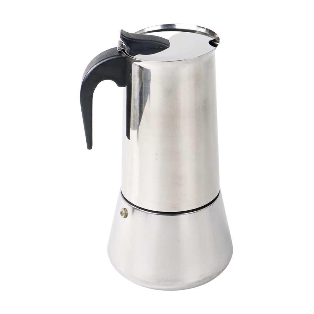 Teko Moka Pot Espresso Coffee Maker COREVIIP Stovetop Filter Z21Dispenser Aksesoris Kopi Coffee Maker Mesin Kopi Espresso Ferrati Ferro Grinder Kopi Elektrik Alat Kopi Lengkap Mesin Espresso Ferratti Ferro Grinder Kopi Manual Nespresso Coffe