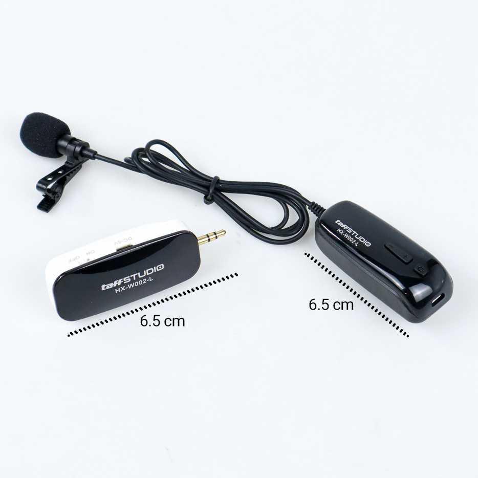 TaffSTUDIO UHF Wireless Lavalier Microphone Podcast Interview X-W002L