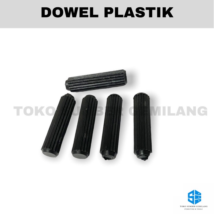 Dowel Plastik / Dowel 8 mm x 3 cm / Dowel isi 100 pcs