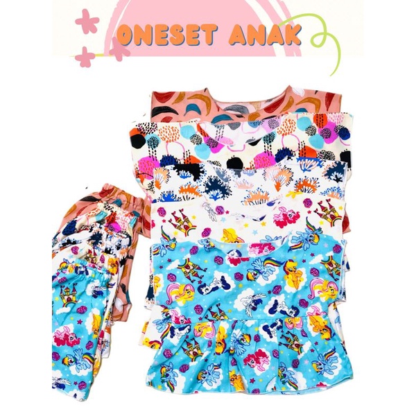 Oneset Tidur Anak Perempuan 1-4 thn