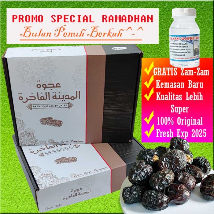 

✨NEW✨ -Kurma Ajwa / Nabi 1 Kg Asli Madinah Premium Quality- 2.2.23