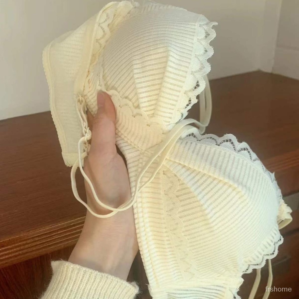 Bra set lingerie sexy Set Bra Eksplosif Pengumpul bra tanpa kawat Payudara Kecil Lingerie