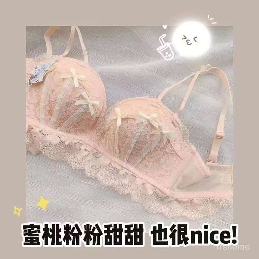 Set Bra Pakaian Bra set lingerie sexy Dalam Pengumpul Payudara Kecil celana dalam wanita