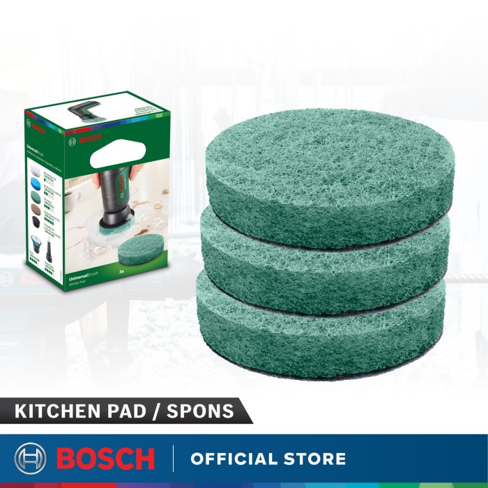 Terlaris Universal Brush Bosch Spons Dapur Kitchen Pad