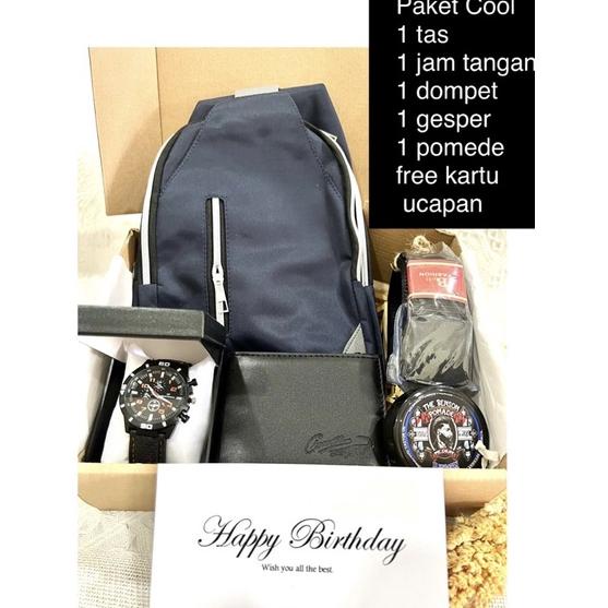 

Pria Hampers Kado Gift Box Cowok Lelaki Ulang Tahun Wisuda Birthday Graduation New Year Promo Best Seller!