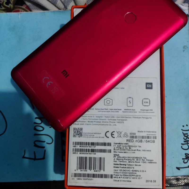 redmi note 5 pro minus