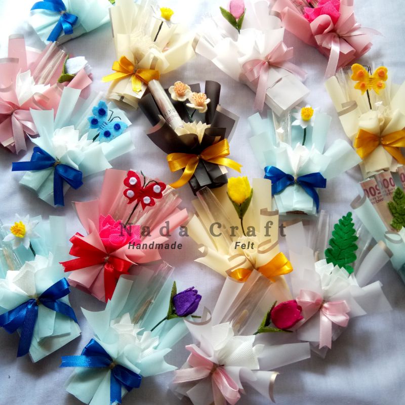 

Nadacrafting Buket Angpau Flanel Amplop Mini Lebaran