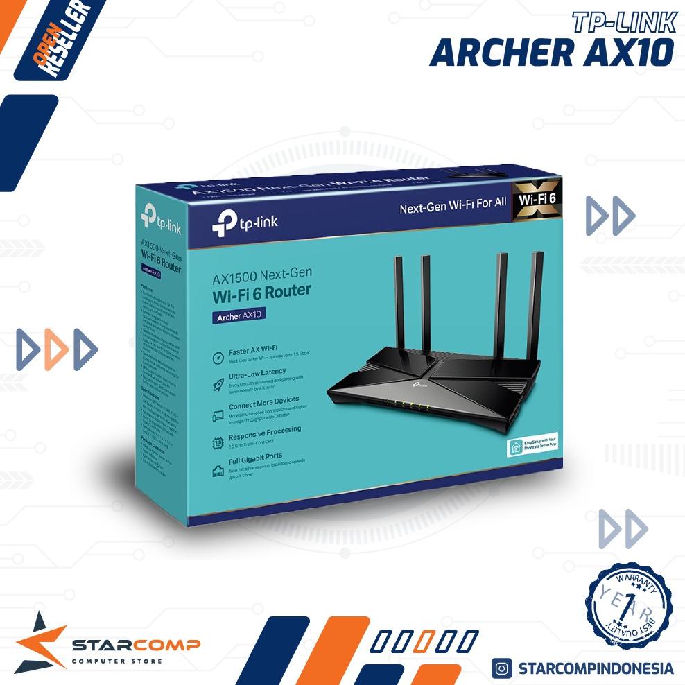 TP-LINK ARCHER AX10 WIFI 6 AX1500 WIRELESS ROUTER AX 1500