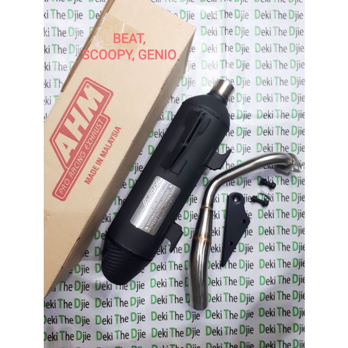 Muffler Knalpot Racing Tsukigi Ahm Original Honda Beat Scoopy Genio