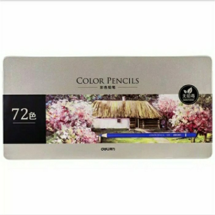 

Terlaris Deli 72 Color Pencil - Professional Oil-Based Colored Pencils