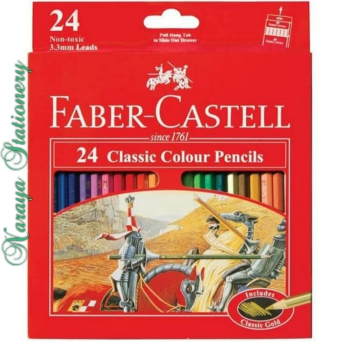 

Terlaris Faber-Castell Pencil Warna Classic 24 Warna