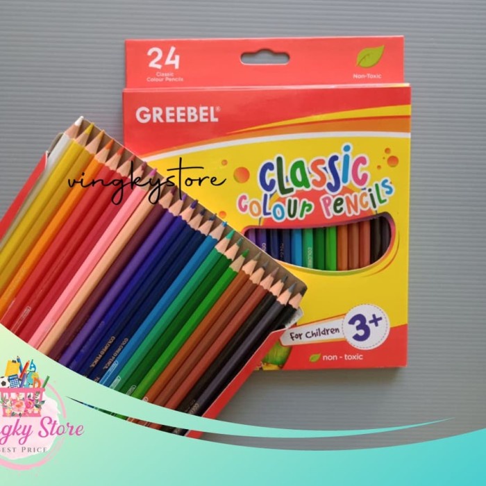 

Terlaris Pensil Warna Classic 24 Warna Greebel