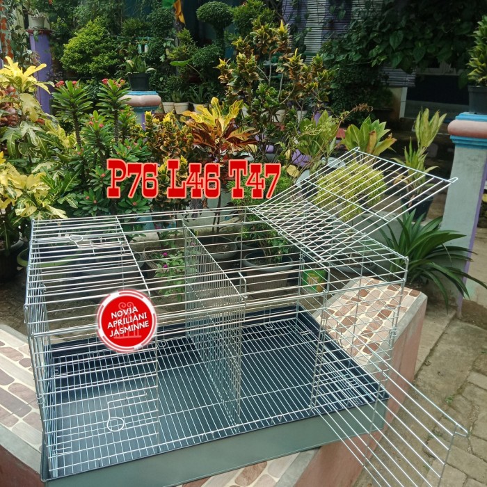 Terlaris Kandang Kelinci Galvanis Lipat Ukuran 76 Xl