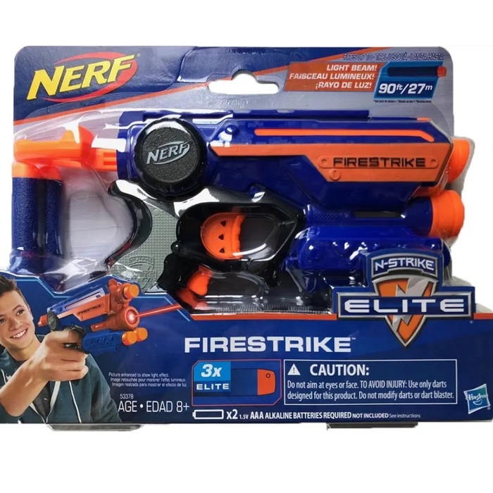 Nerf Elite Firestrike Original / Kado Mainan anak Nerf Gun Elite