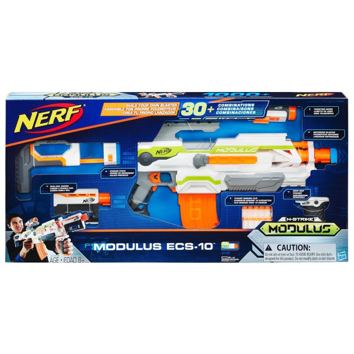 Pistol nerf modulus ecs-10 blaster original hasbro
