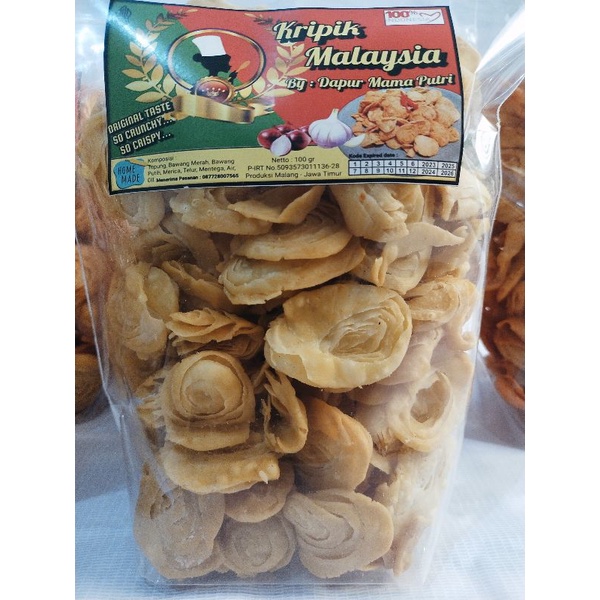 

Kripik Malaysia by Mamaputri Original Kemasan 1/2 Kg
